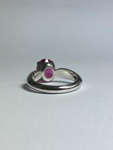 Rubellite Tourmaline Ring in Sterling Silver