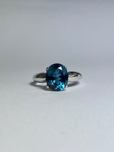 London Blue Topaz Ring in Sterling Silver