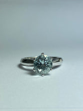 Aquamarine Ring in Sterling Silver