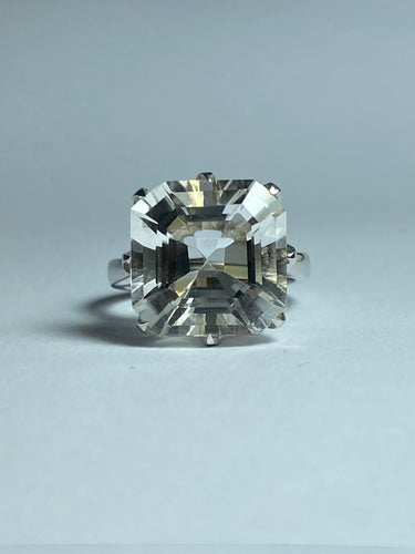 Quartz Ring in Sterling Silver