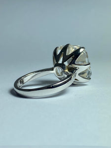 Quartz Ring in Sterling Silver
