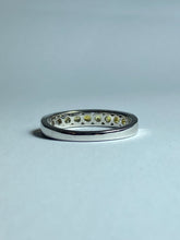 Yellow Sapphire Ring in Sterling Silver