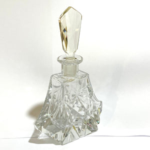 Crystal Faceted Perfume Bottle