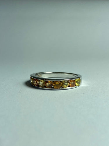 Sapphire Ring in Sterling Silver