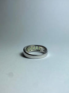Peridot Ring in Sterling Silver