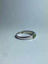 Peridot Ring in Sterling Silver