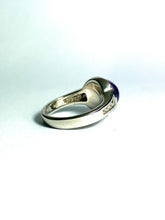 Amethyst and CZ Ring in Sterling Silver