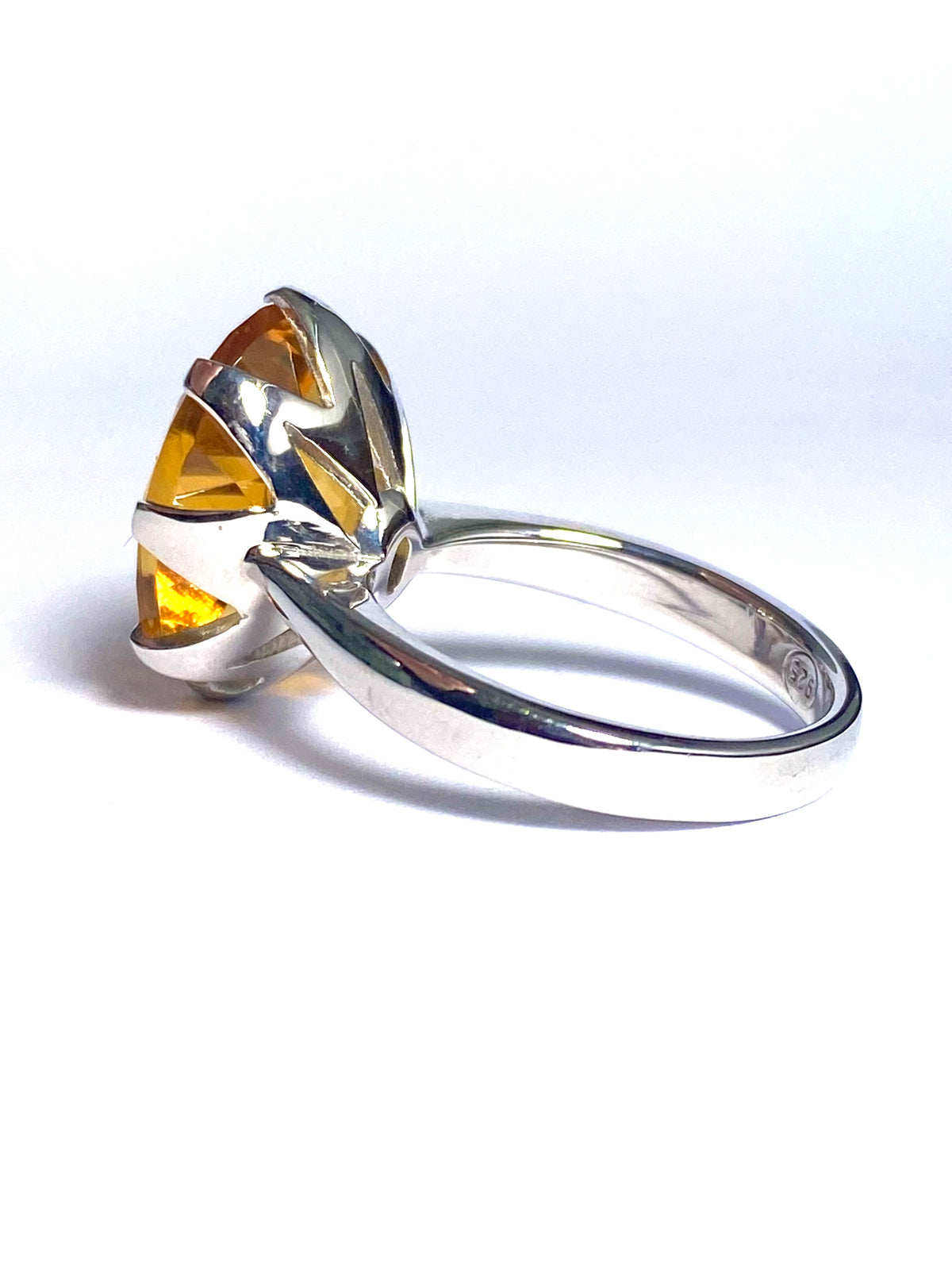 Citrine Ring in Sterling Silver
