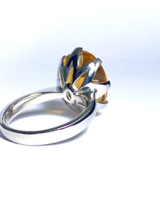 Citrine Ring in Sterling Silver