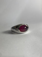 Tourmaline with CZ in Sterling Silver