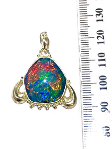 Opal Sterling Silver Pendant