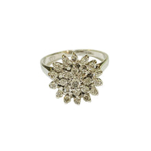 18ct White Gold 1.0ct Diamond Cluster Ring