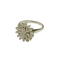 18ct White Gold 1.0ct Diamond Cluster Ring