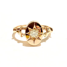 9ct Rose Gold Diamond Signet Ring