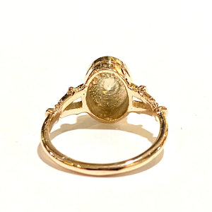 9ct Rose Gold Diamond Signet Ring