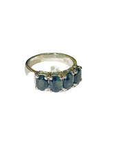 Sapphire Ring in Sterling Silver