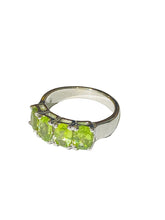 Peridot Ring in Sterling Silver