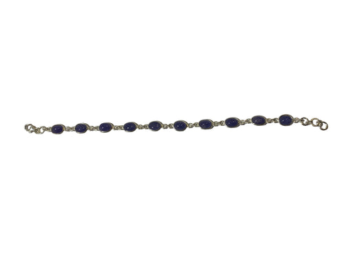 Tanzanite in Sterling Silver Bracelet