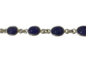 Tanzanite in Sterling Silver Bracelet