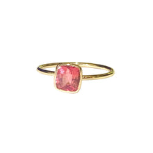9ct Yellow Gold Pink Tourmaline Ring