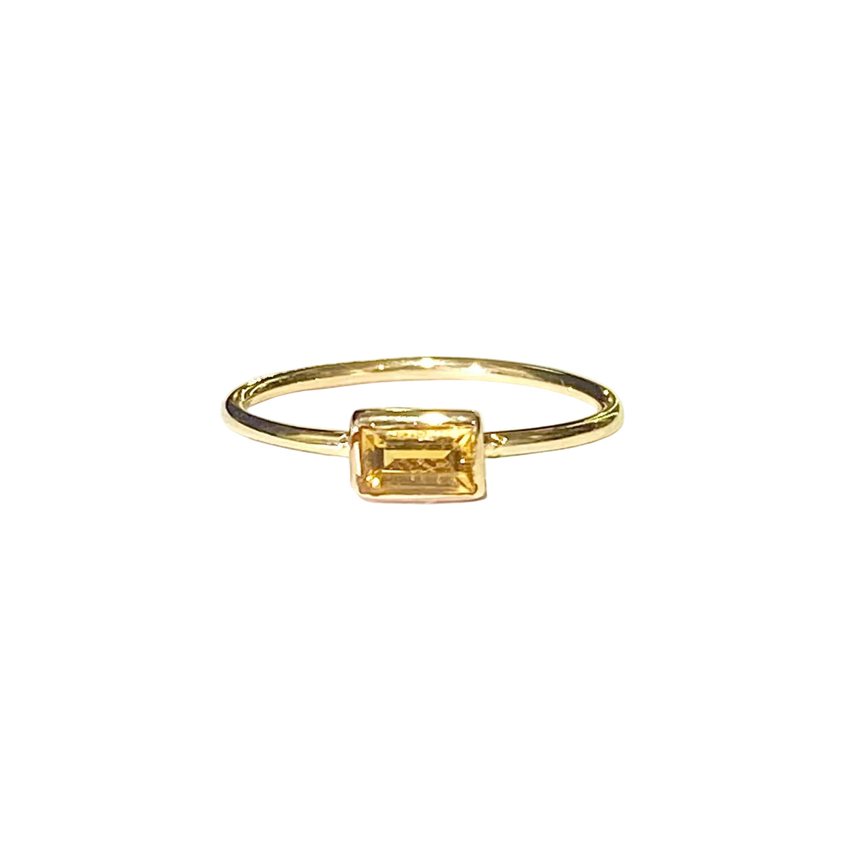 9ct Yellow Gold Citrine Ring