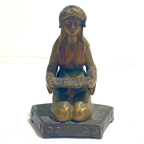 Antique 1920’s Cold Painted Bronze Statue