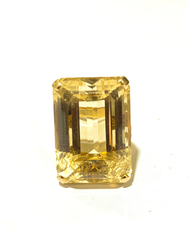 Citrine Ring in 18ct Yellow Gold