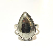 Sterling Silver Hematite Teardrop Ring