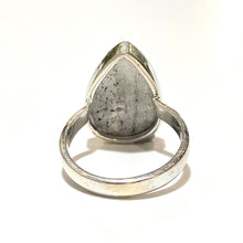 Sterling Silver Hematite Teardrop Ring