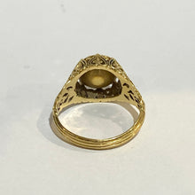 Antique Georgian 18ct Yellow Gold Rose Cut Diamond Solitaire Ring