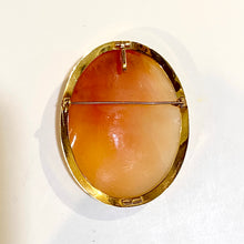 Antique 18ct Yellow Gold Conch Shell Cameo Brooch