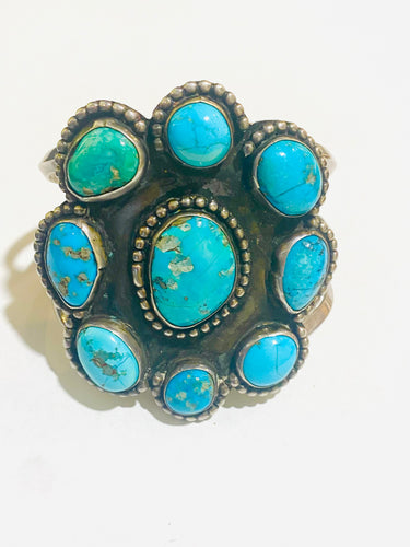 Sterling Silver Turquoise Cuff