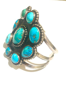 Sterling Silver Turquoise Cuff