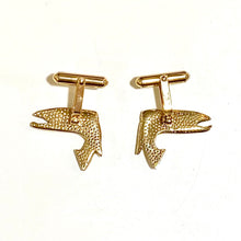 10ct Yellow Gold Fish Cufflinks