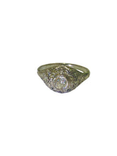Antique Rose-cut Diamonds in Platinum