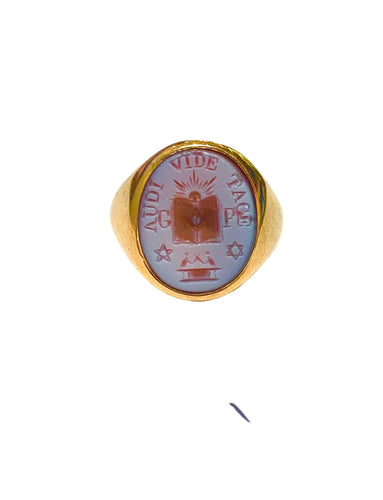 Sardonyx Ring in 9ct Gold