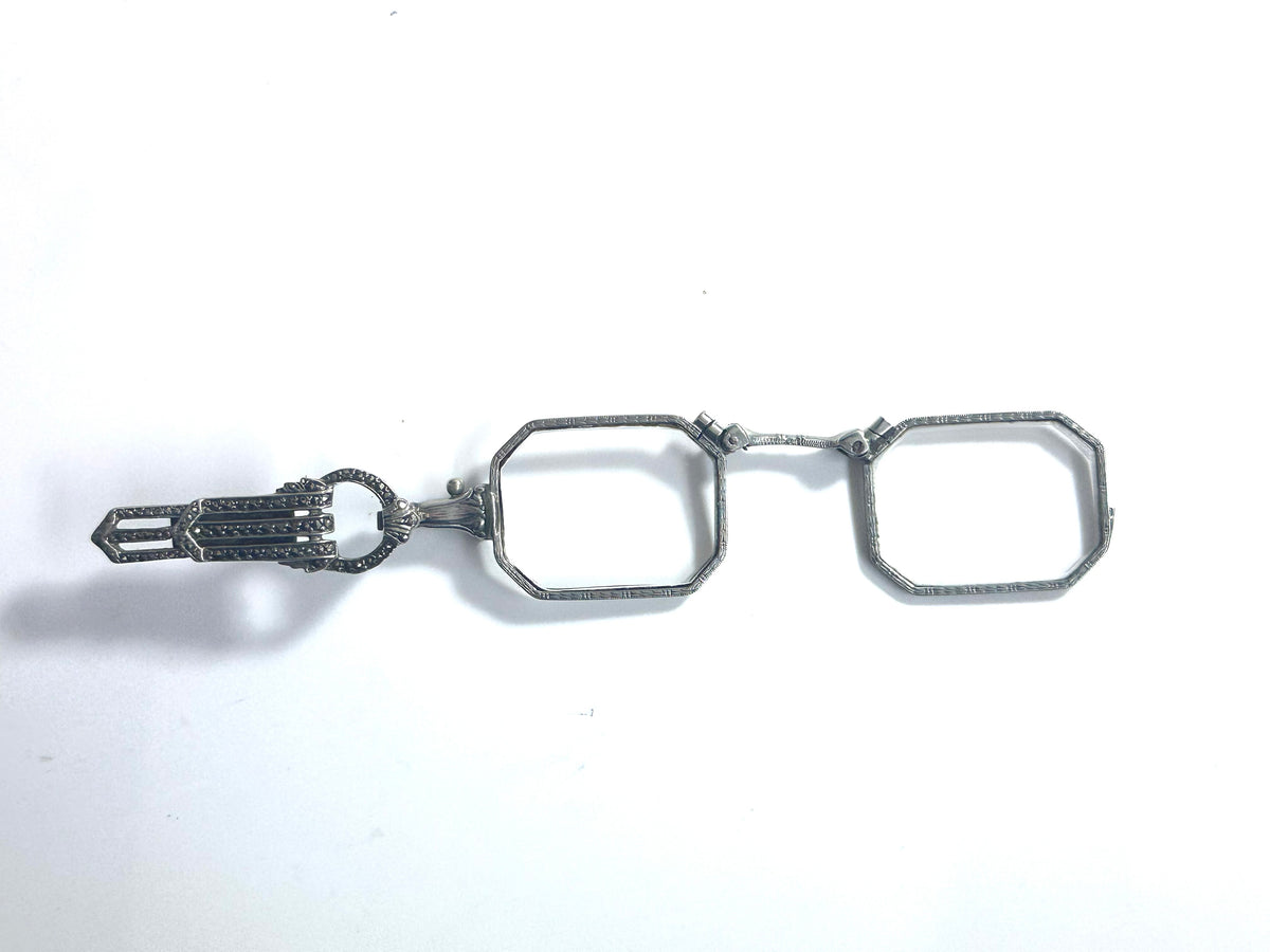 Sterling Silver Marcasite Opera Glasses