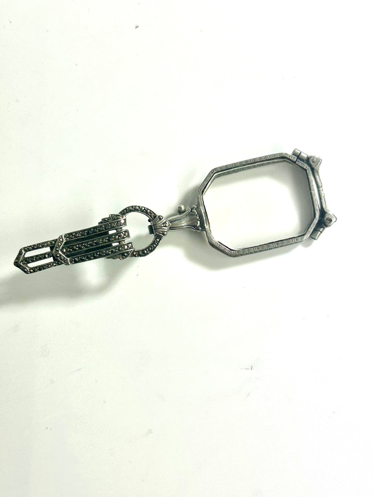 Sterling Silver Marcasite Opera Glasses