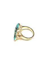 9ct Yellow Gold Turquoise Ring
