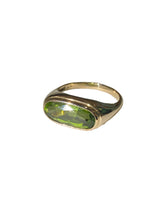 Peridot Ring in 9ct Yellow Gold