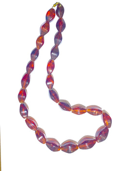 Natural Baltic Amber Diamond Shaped Necklace