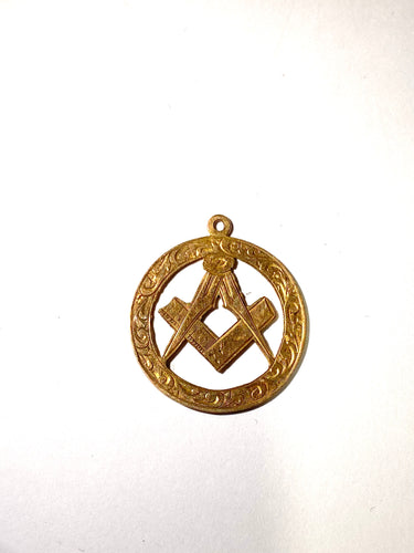 9ct Rose Gold Masonic pendant