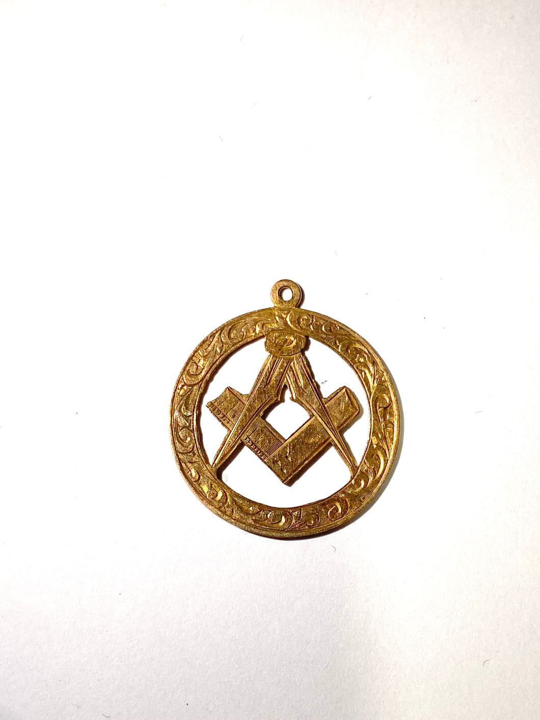 9ct Rose Gold Masonic pendant