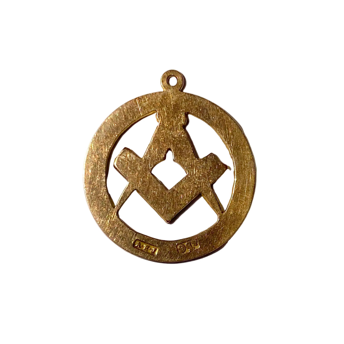 9ct Rose Gold Masonic Pendant
