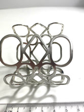 Sterling Silver Open Cuff with Geometric shapes