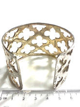 Sterling Silver Cuff with Celtic cut out Pattern