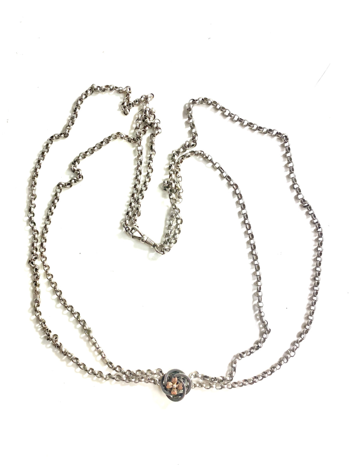 Antique sterling silver slider