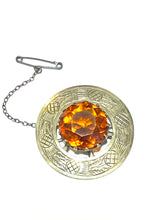 Scottish Citrine Brooch