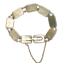 Vintage Sterling Silver Kingfisher Wing Bracelet
