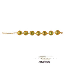 Sterling Silver Gold Plated Emerald Cluster Bracelet